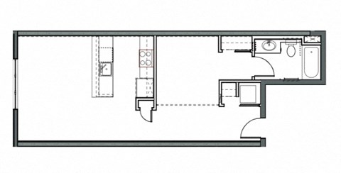 REO Flats One Bedroom Floor Plan